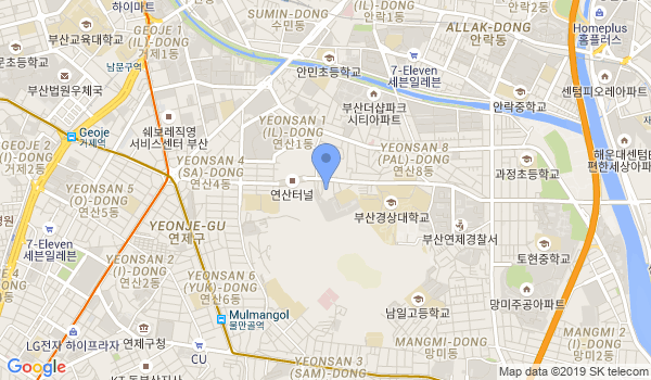 Korean Martial Arts Institute location Map