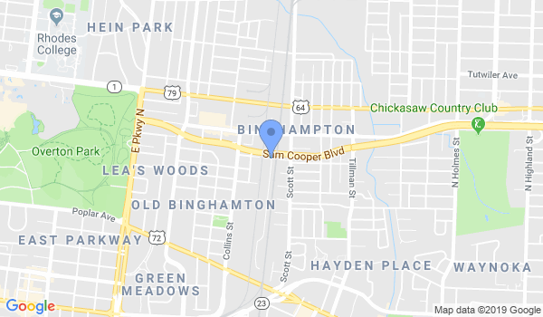 Krav Maga Center Memphis location Map
