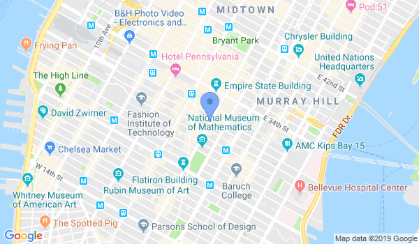 Kyokushin USA location Map