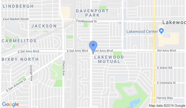 Lakewood Karate Studio location Map