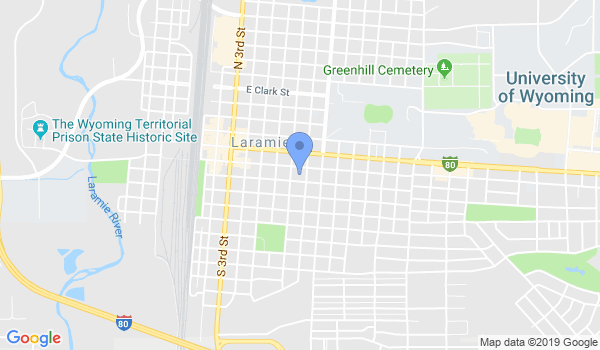 Laramie Kempo Karate Club location Map