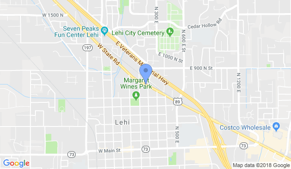 Lehi Karate & Timp Dancers location Map