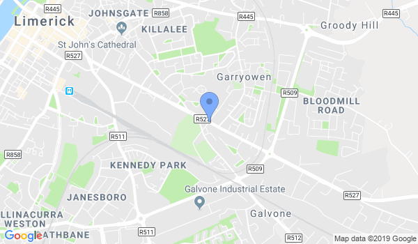 Limerick Aikido Club location Map