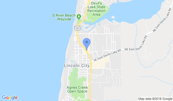 Pacific Coast Martial Arts location Map
