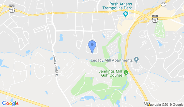 Live Oak Martial Arts location Map