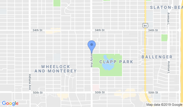 Lubbock Martial Arts Academy location Map