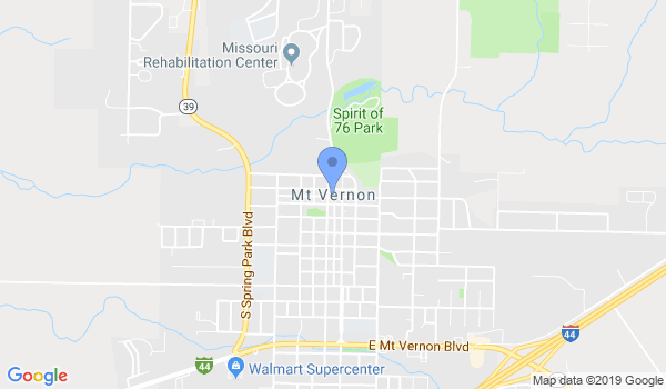MT Vernon Martial Arts location Map