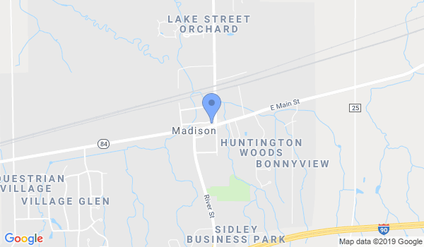 Madison Combined Martial Arts location Map