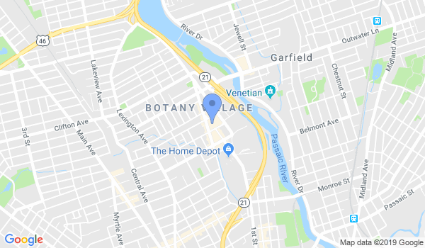 Martial Arts Tae Kwon DO Ctr location Map