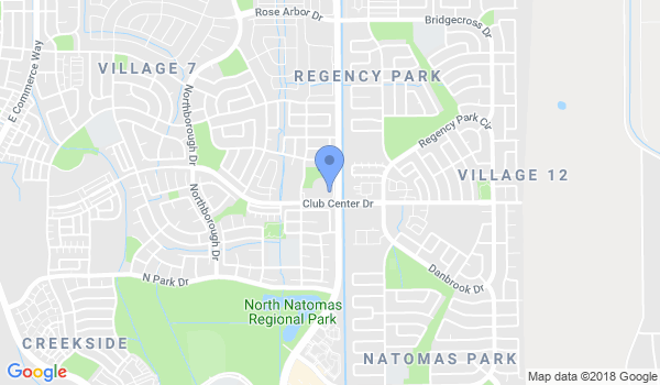 Academy Of Martial Arts Sacramento Natomas Park location Map