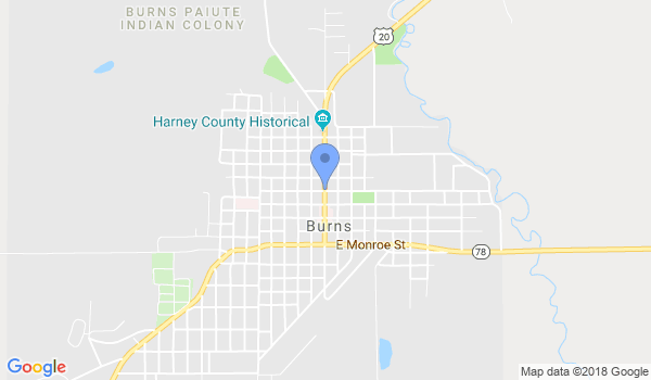 Martial Arts America - Burns, Oregon location Map