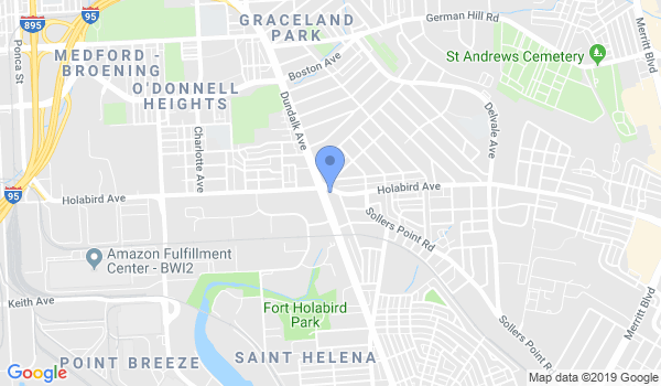 Maryland Professional Karate location Map