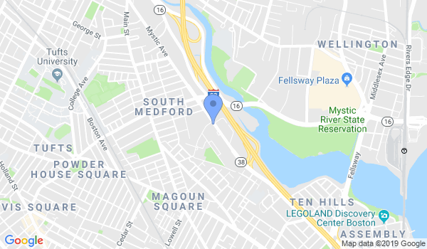 Massachusetts Muay Thai Federation location Map