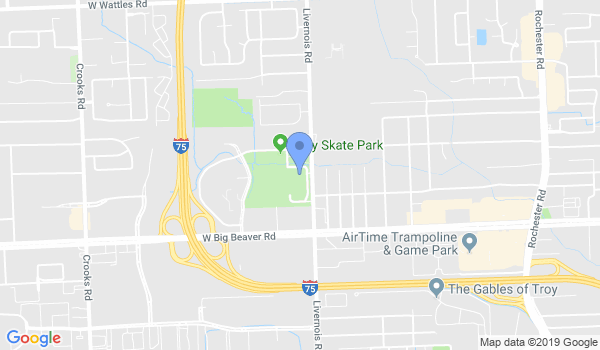 Metro Michigan Shotokan Karate location Map