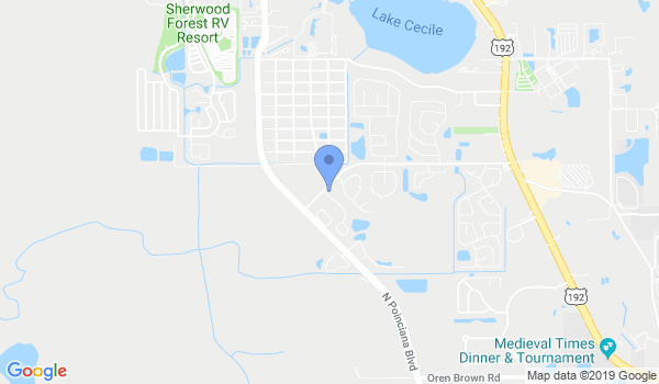 Michael Cruz's American kenpo Karate location Map
