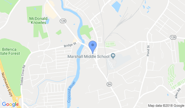 Michael Macaris Kung-Fu Acad location Map