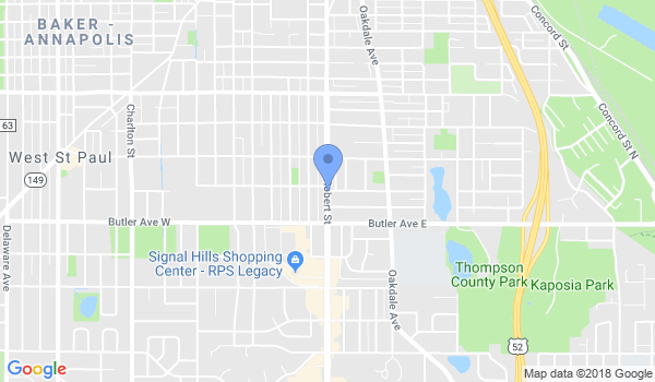 Midway Judo Club location Map