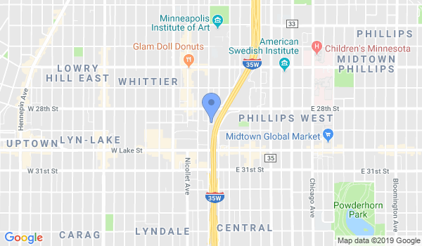 Minneapolis School of Jiu-Jitsu location Map