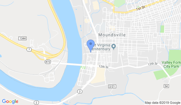 Moundsville Martial Arts location Map