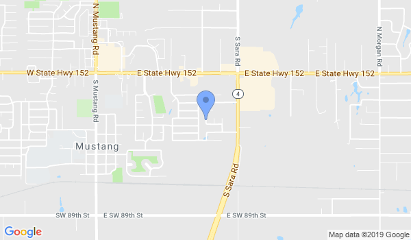 Mustang Karate location Map