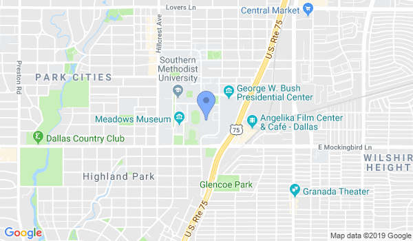 Mustang Martial Arts at SMU location Map