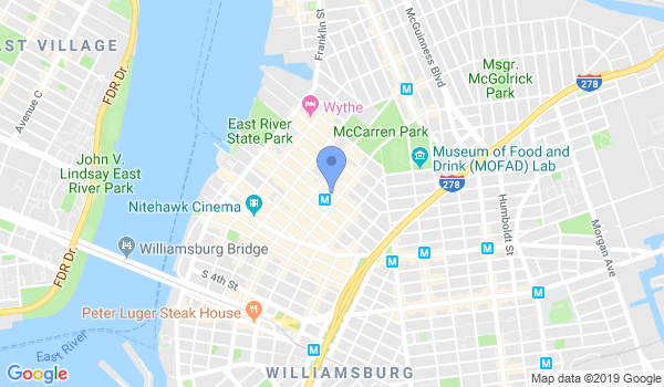 NY Martial Arts Academy location Map