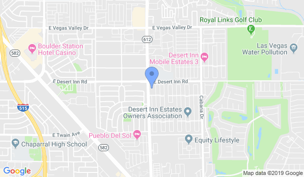 Nevada Kenpo Karate Studios location Map