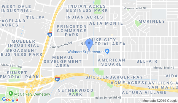New Mexico Shotokan Karate location Map