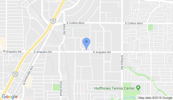 North Dallas Martial Arts location Map