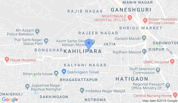 North East Sports Karate Academy Assam location Map