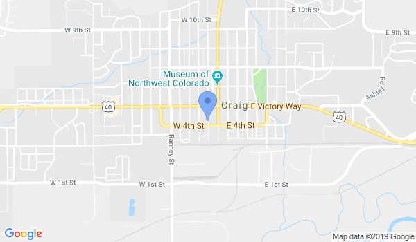 Northwest Colorado Tae Kwon Do location Map