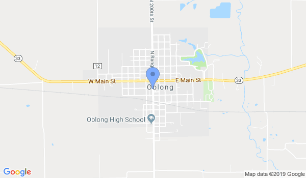 Oblong Karate Club location Map