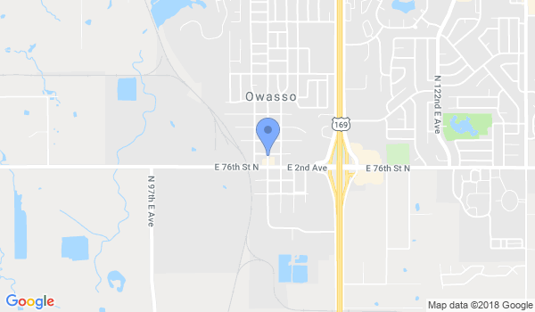 Oklahoma Karate location Map