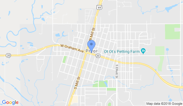 Oklahoma Karate Academy location Map