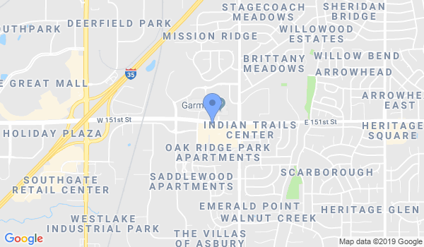 Olathe Karate Academy location Map