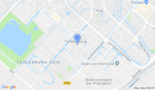 Open dojo location Map