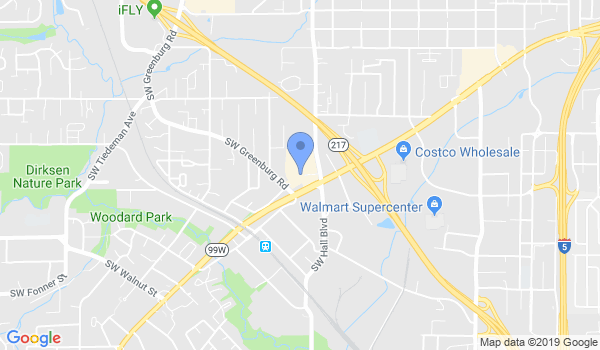 Oregon Self-Defense & Fitness location Map