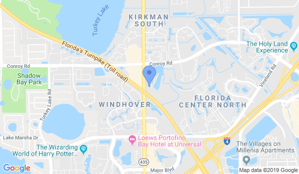 Orlando Goju Karate location Map