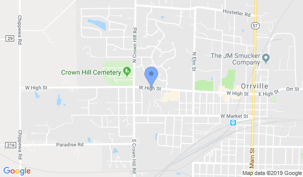 Orrville Kwanmukan/Wayne County Center for the Martial Arts location Map
