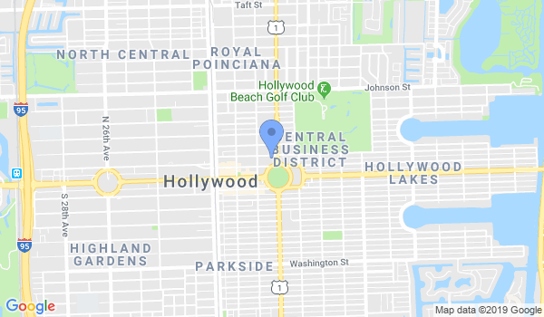 Hollywood Kung Fu Academy location Map