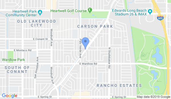 Parks Tae Kwon DO Academy location Map
