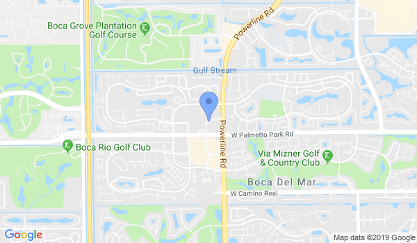 Park's Martial Arts Boca Raton location Map
