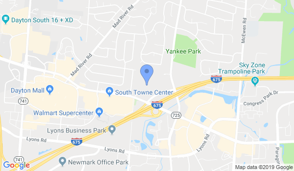 Parsons University of Martial Arts location Map