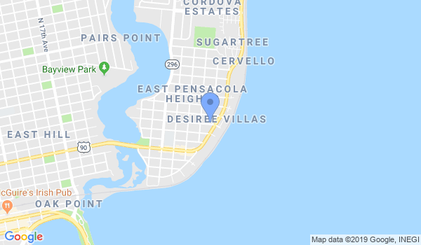 Pensacola Martial Arts & fitness Academy location Map