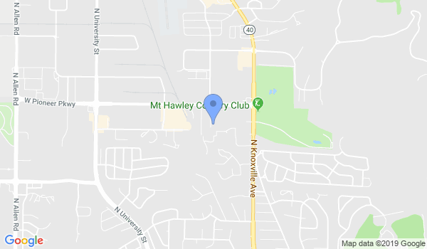 Peoria Fencing Academy location Map