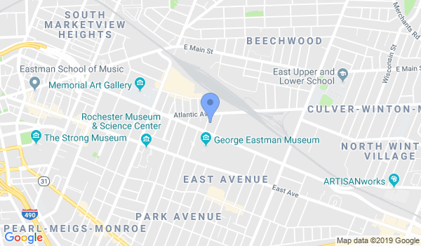 Rochester Phoenix Aikido Club location Map