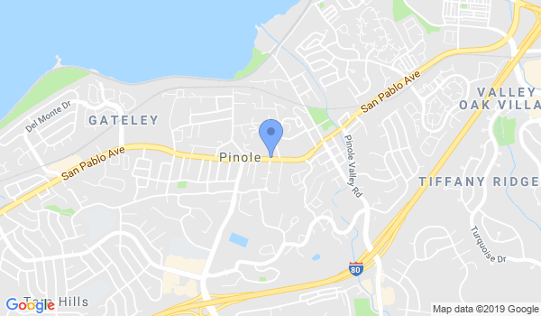 Pinole Karate location Map