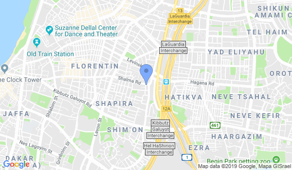 Power Martial Arts - Tel Aviv location Map