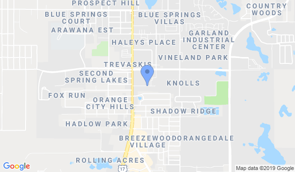Premier Martial Arts Orange City Florida location Map