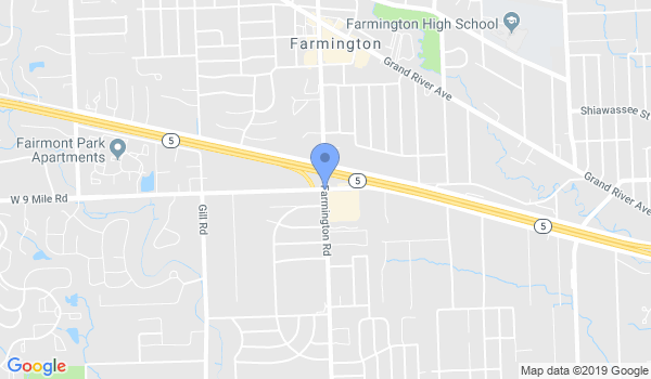 Professional Karate Schools location Map